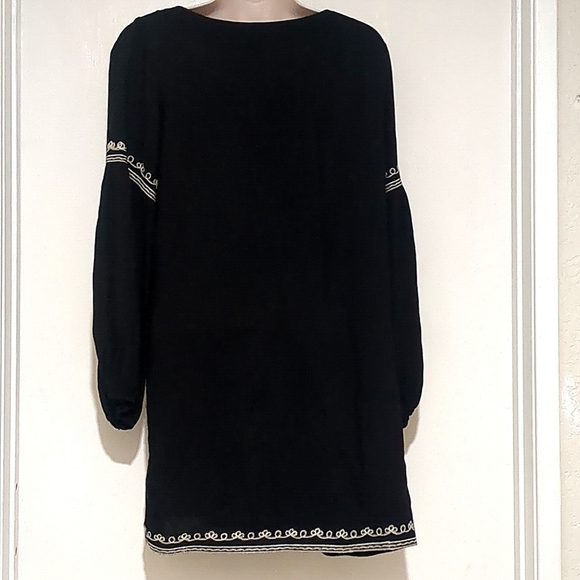 Hot & Delicious Embroidered Tassel Dress women size L - Picture 2 of 11